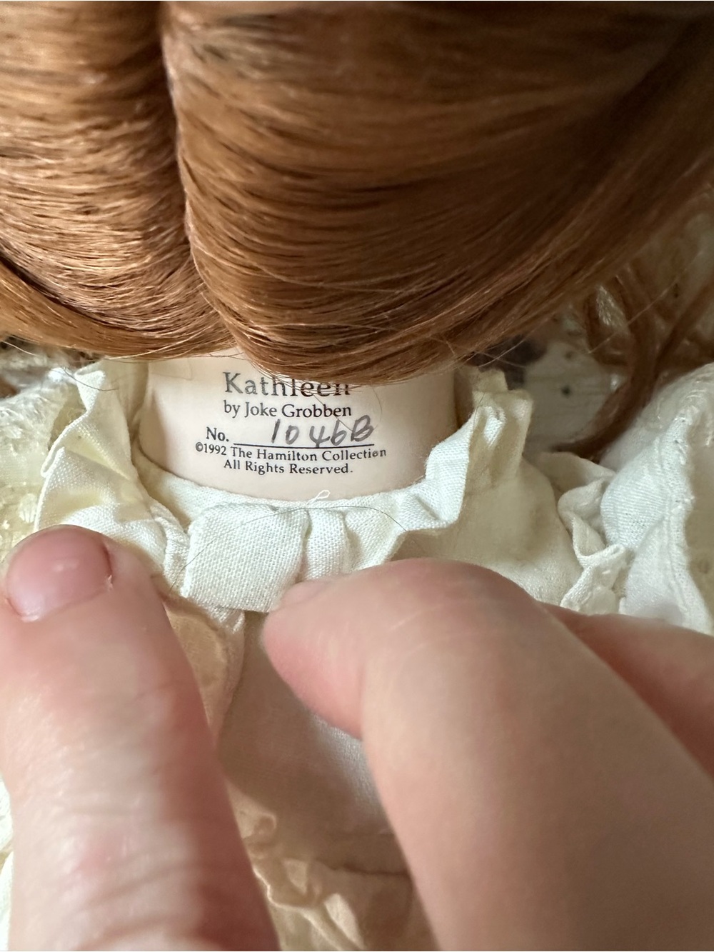 Kathleen by Joke Grobben 1992 #1046B Collectible Doll - Picture 4 of 4